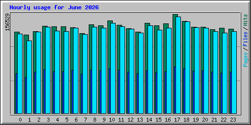 Hourly usage for June 2026